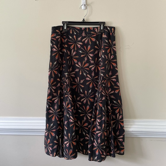 Kobi Halperin Womens Debbi Silk Print A-Line Skirt - Picture 3 of 6